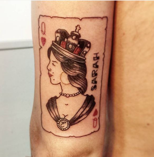 Últimos nuevos diseños e ideas de tatuajes de reina para niñas