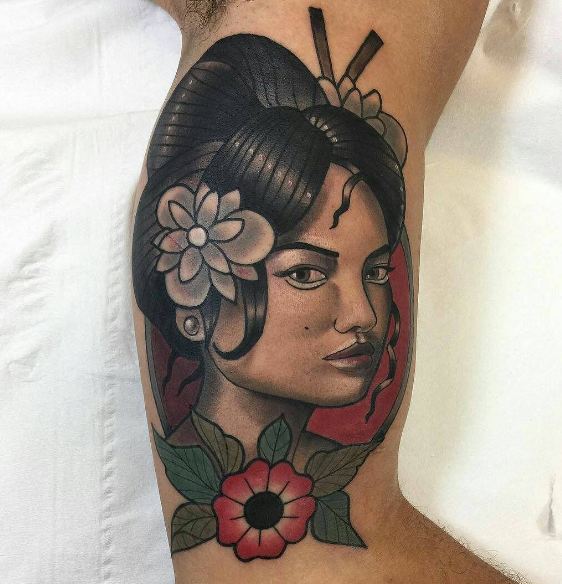 Hermosos Tatuajes De Geishas