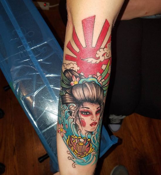 Tatuajes De Geishas En El Brazo