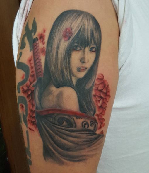 Hermosos Tatuajes De Geisha