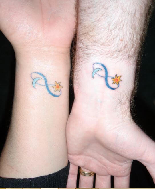 Tatuaje Infinito Sol Y Luna