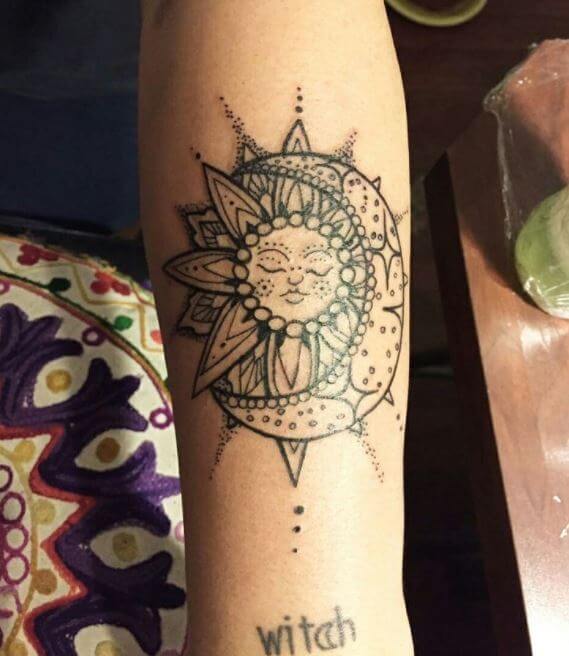Tatuajes De Henna Sol Y Luna
