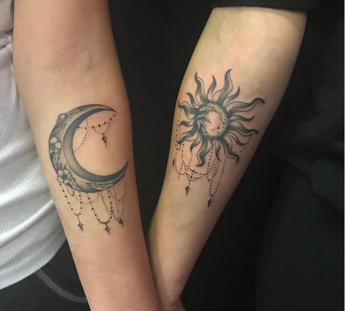 Tatuajes De Sol Y Luna Para Parejas