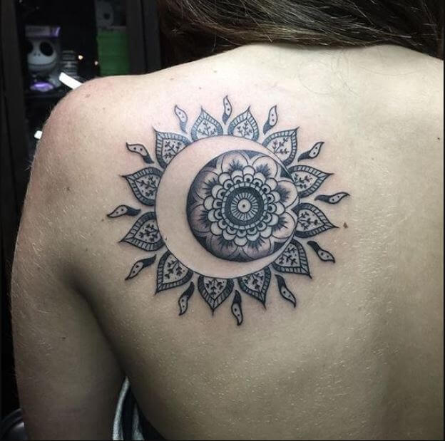 Tatuajes De Sol Y Luna Mandala