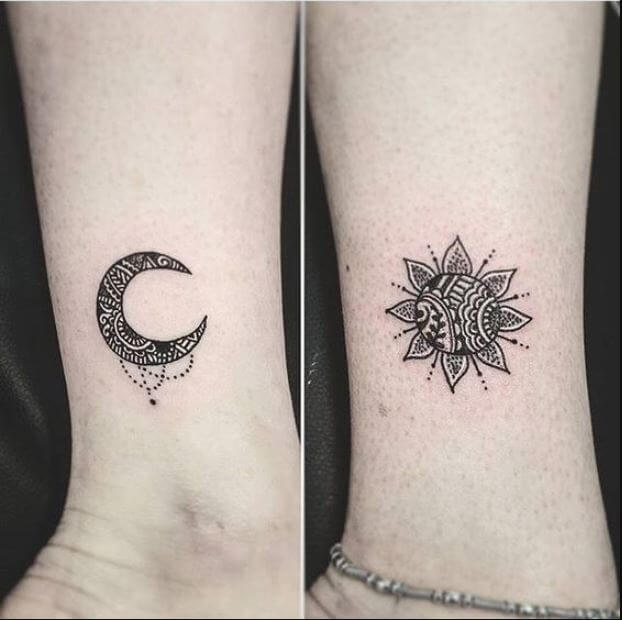 Tatuajes De Sol Y Luna Pequeños