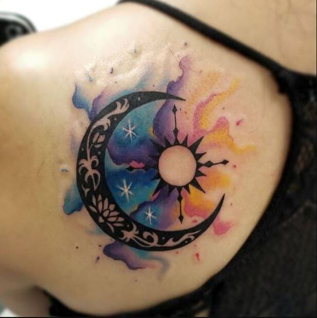 Ideas de tatuajes de sol y luna