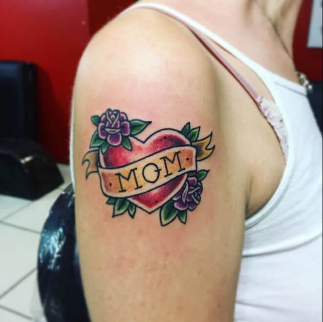 Tatuaje Corazón De Mamá