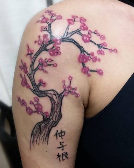 Tatuajes Japoneses De Flores De Cerezo