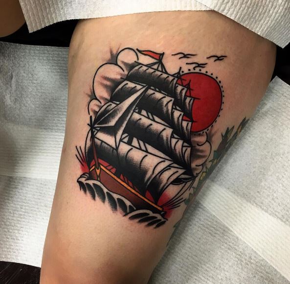 Tatuajes De Barcos En Pinterest