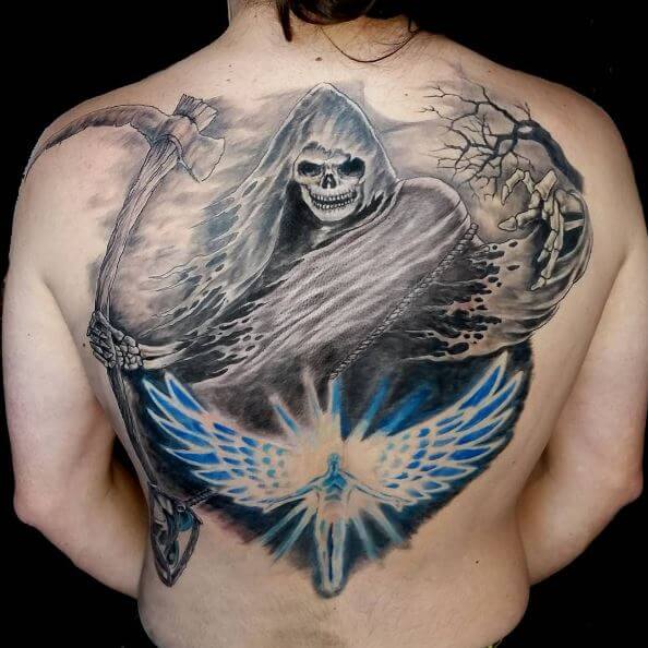 Grim Reaper Bonito diseño de tatuajes
