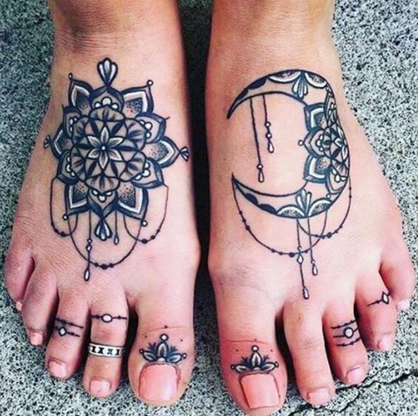 Fabulosos diseños e ideas de tatuajes en los dedos del pie