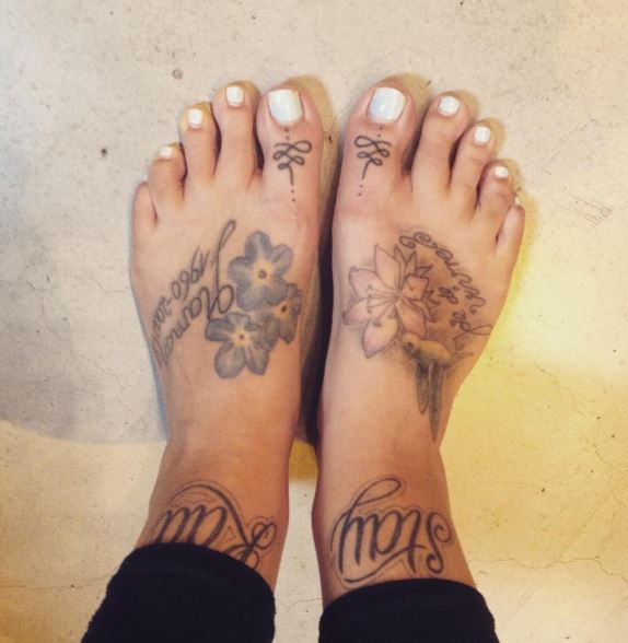 Diseños e ideas de tatuajes simples en el dedo del pie