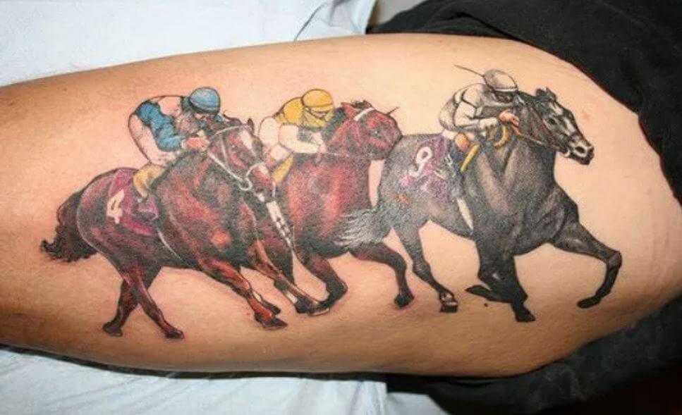 Tatuaje De Caballo De Polo
