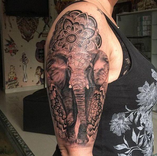Tatuaje De Ojo De Elefante