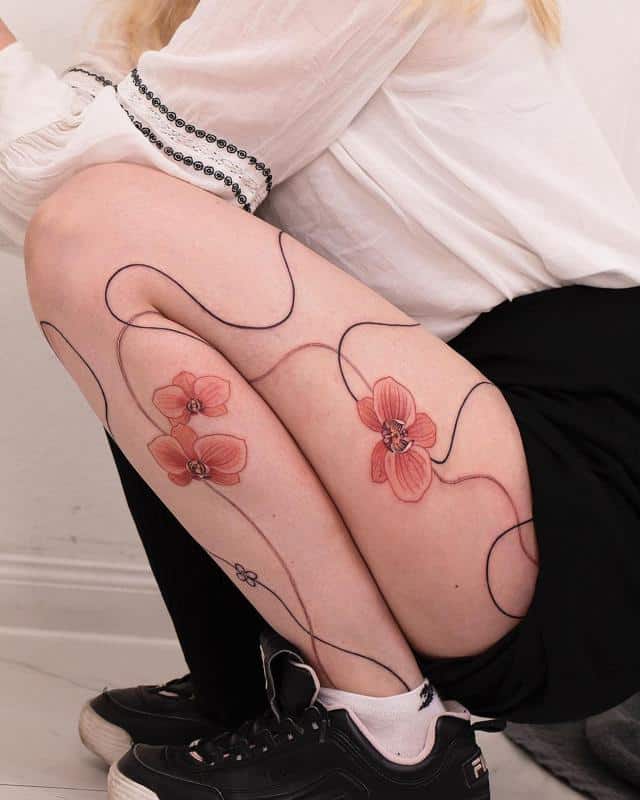 Los diseños de tatuajes de flores más lindos 5