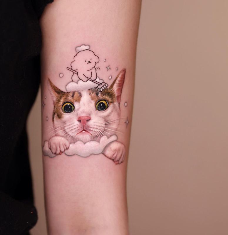 Los diseños de tatuajes de mascotas más lindos 8