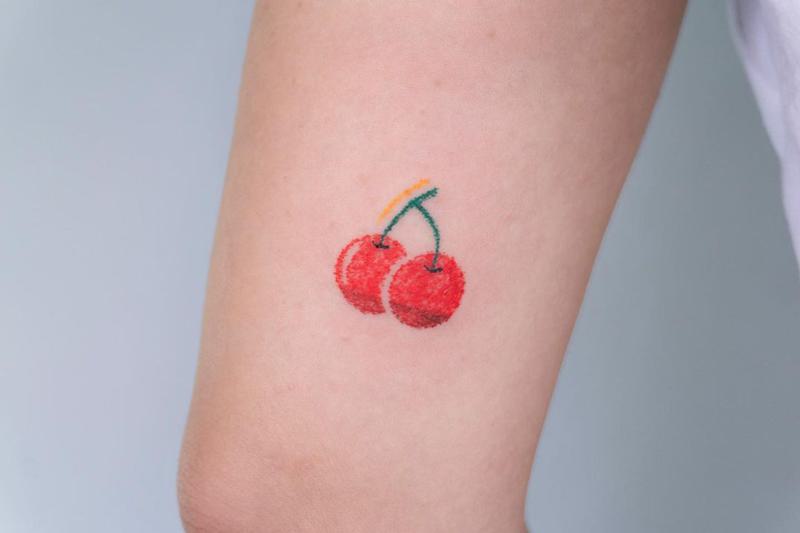 Los diseños de tatuajes de frutas y verduras más lindos 2