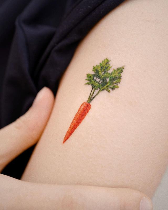 Los diseños de tatuajes de frutas y verduras más lindos 3