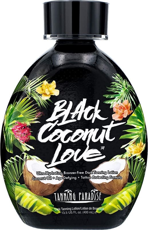 Tanning Paradise Black Coconut Tattoo Loción Bronceadora