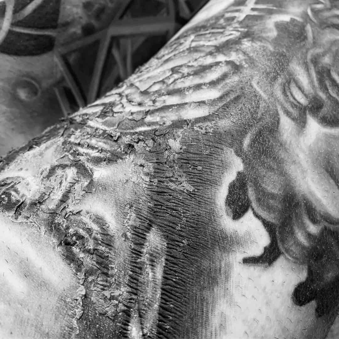 Tatuaje Peeling Costras