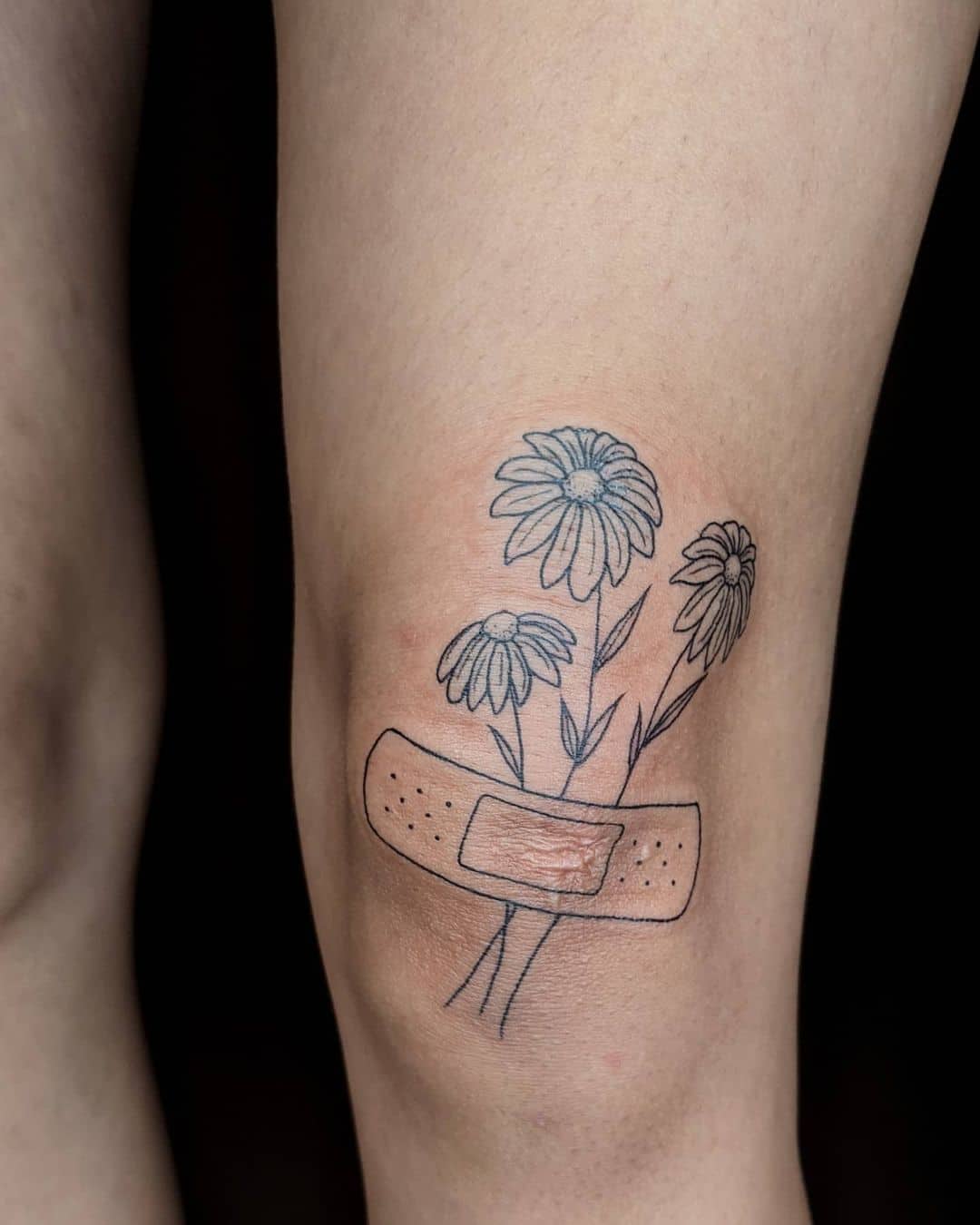 Tatuaje sobre cicatrización