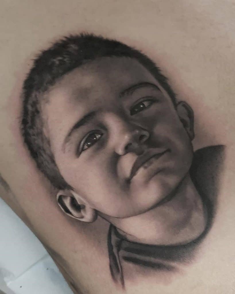 Tatuaje de un chico lindo