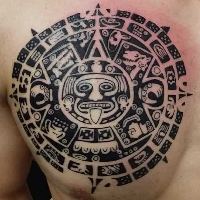 Tatuajes tribales mexicanos (aztecas) 3