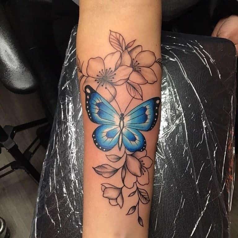 tatuaje de mariposa