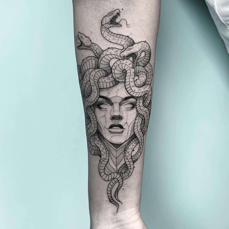 Significado del tatuaje de Medusa