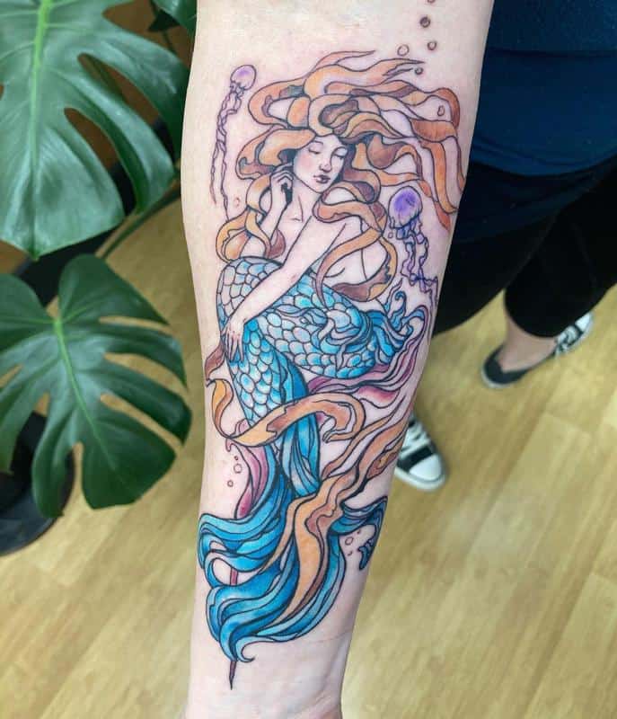 Significado del tatuaje de sirena