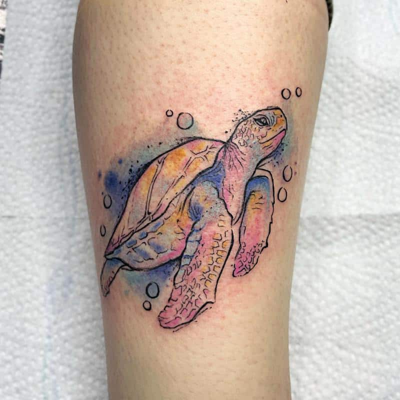 Significado del tatuaje de tortuga