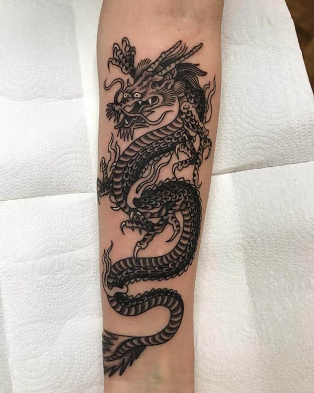 Significado del tatuaje del dragón