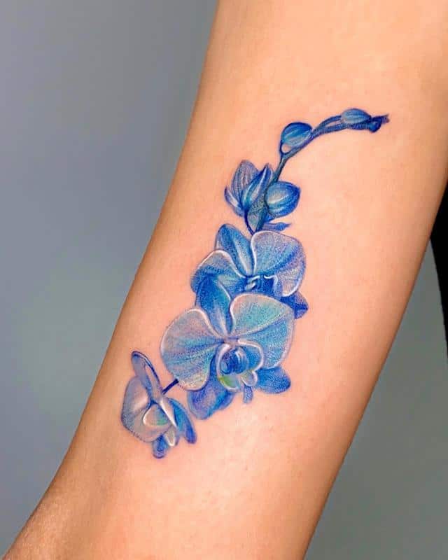 Significado del tatuaje de orquídea