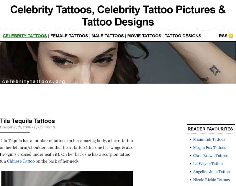 Archivo CelebrityTattoos.org