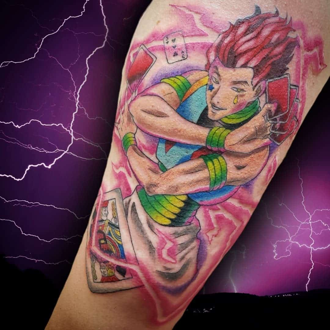 Idea colorida del tatuaje de Phantom Troupe