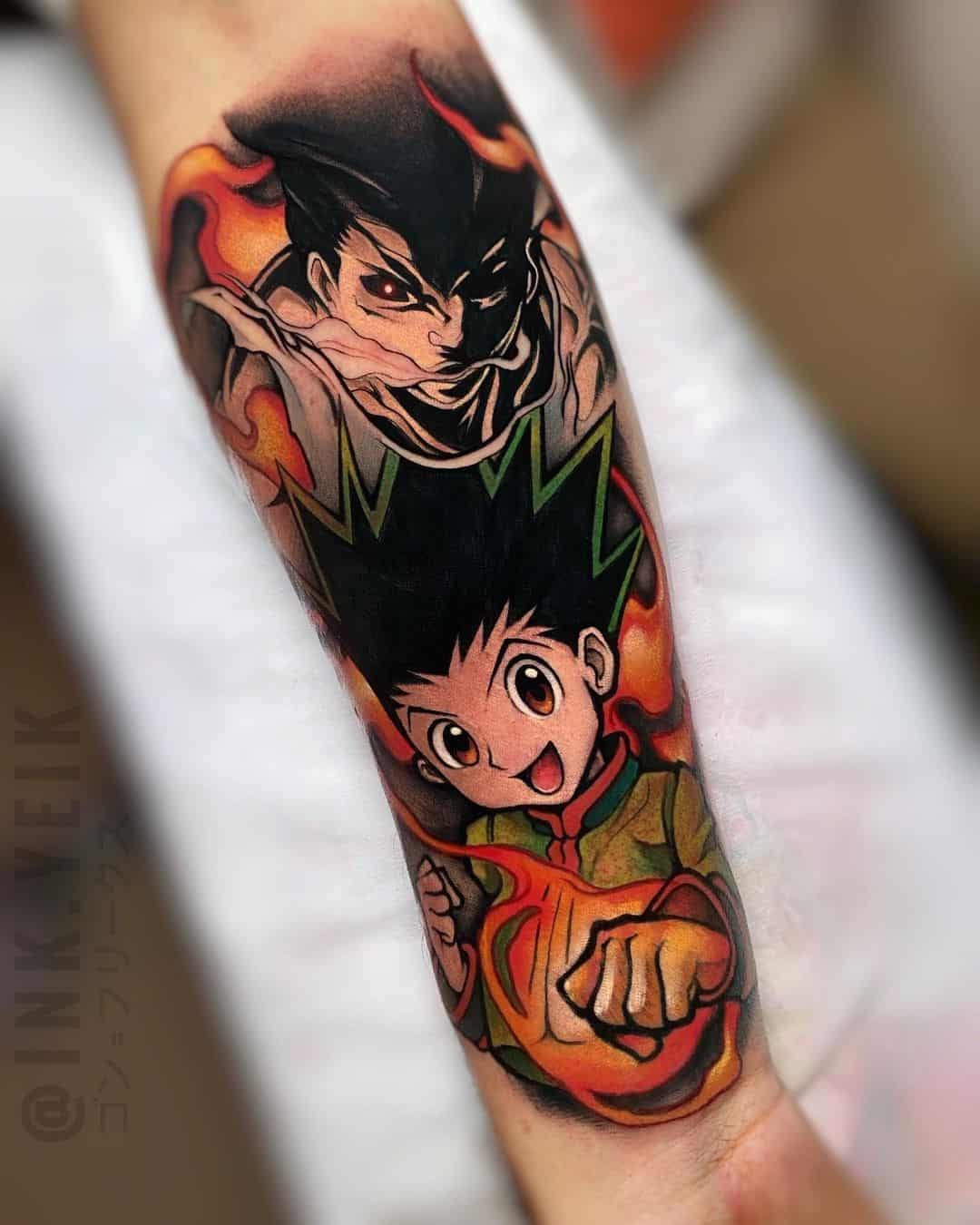 Anime Manga Phantom Troupe Tatuaje