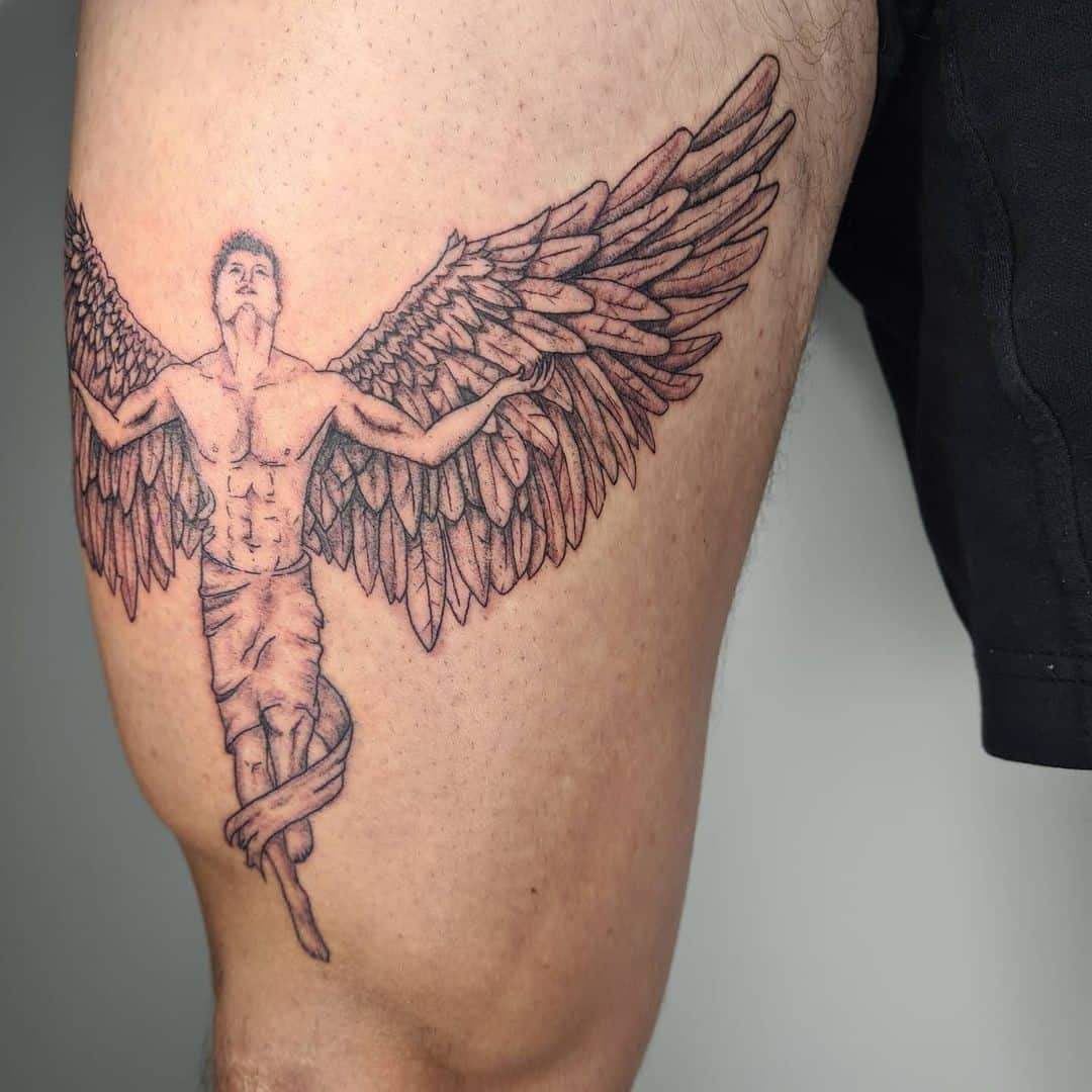 Tatuaje Alas Angel Imprimir