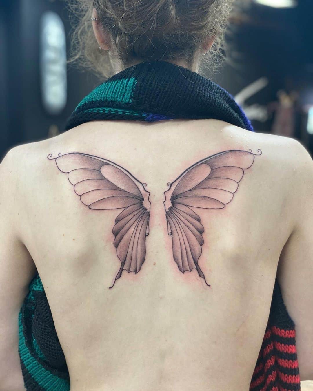 tatuaje de ala para mujer
