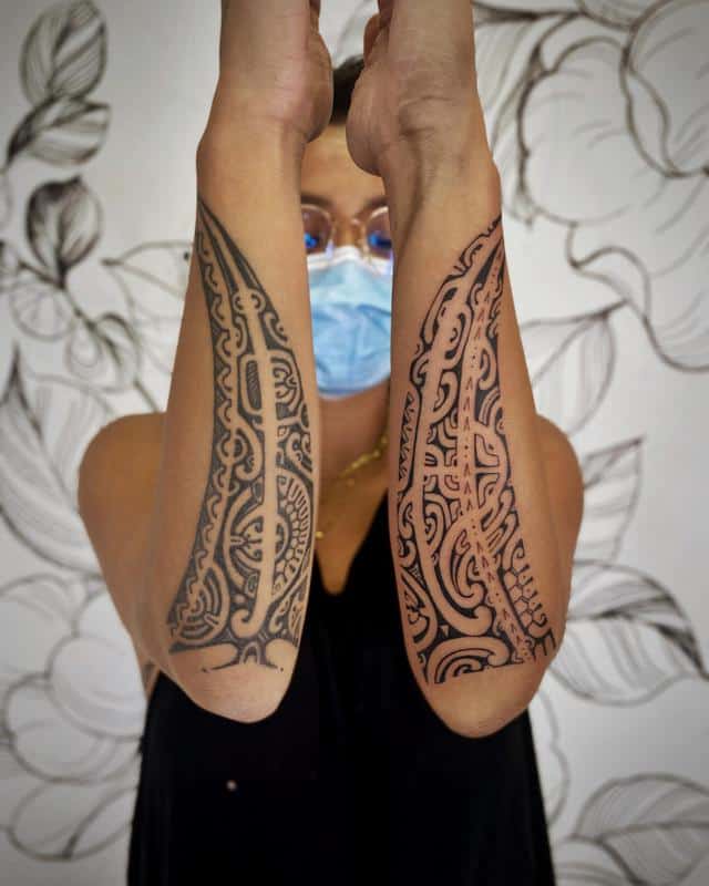 Brazo Diseños de tatuajes polinesios 2