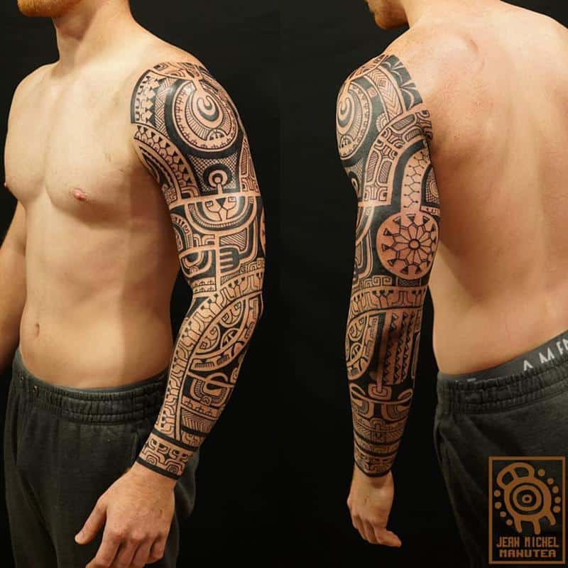 Brazo Diseños de tatuajes polinesios 3