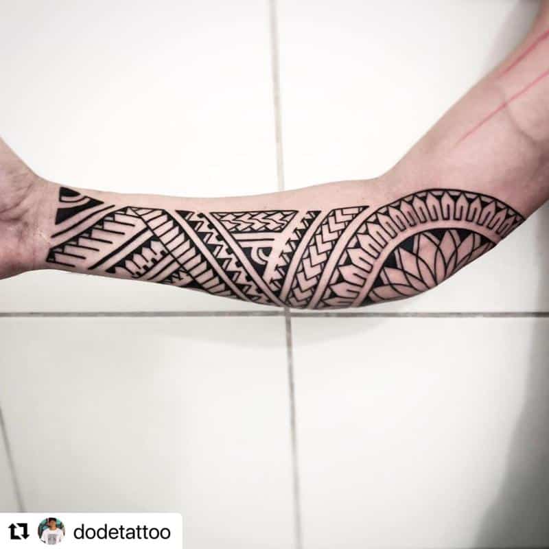 Diseños de tatuaje de punta de lanza polinesia 1