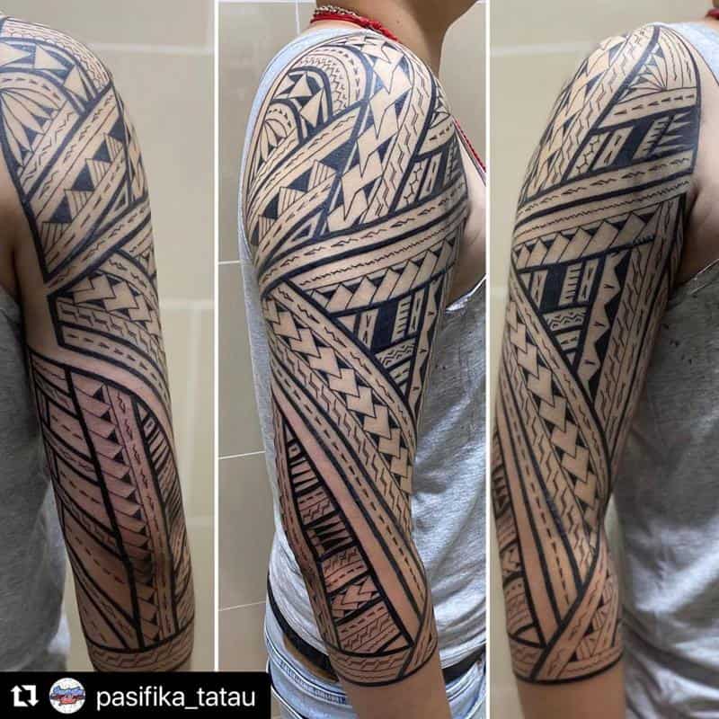 Diseños de tatuaje de punta de lanza polinesia 5