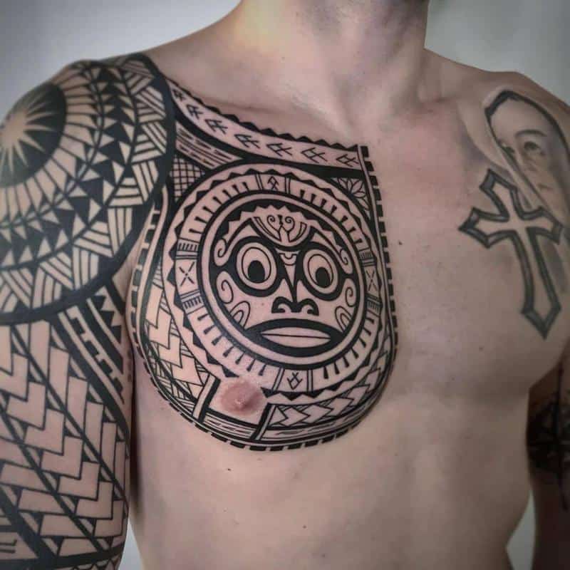 Diseños de tatuajes polinesios Tiki 2