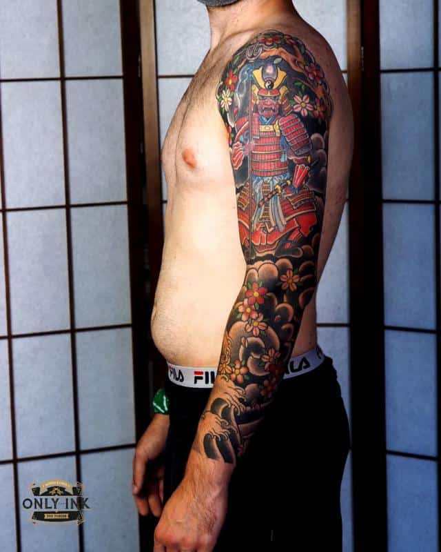 Tatuaje japonés del océano 2