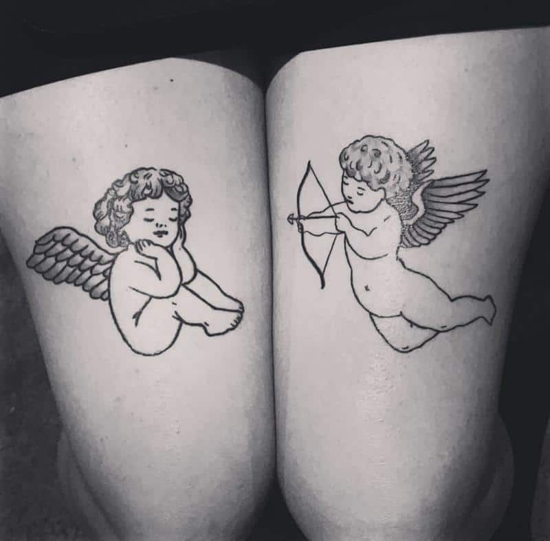 Cupido ángel tatuaje 1