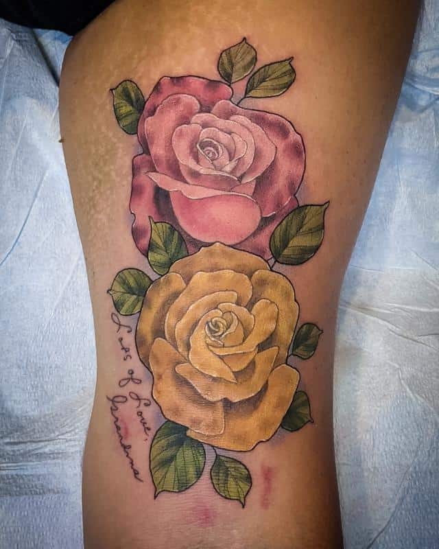 tatuaje de rosas