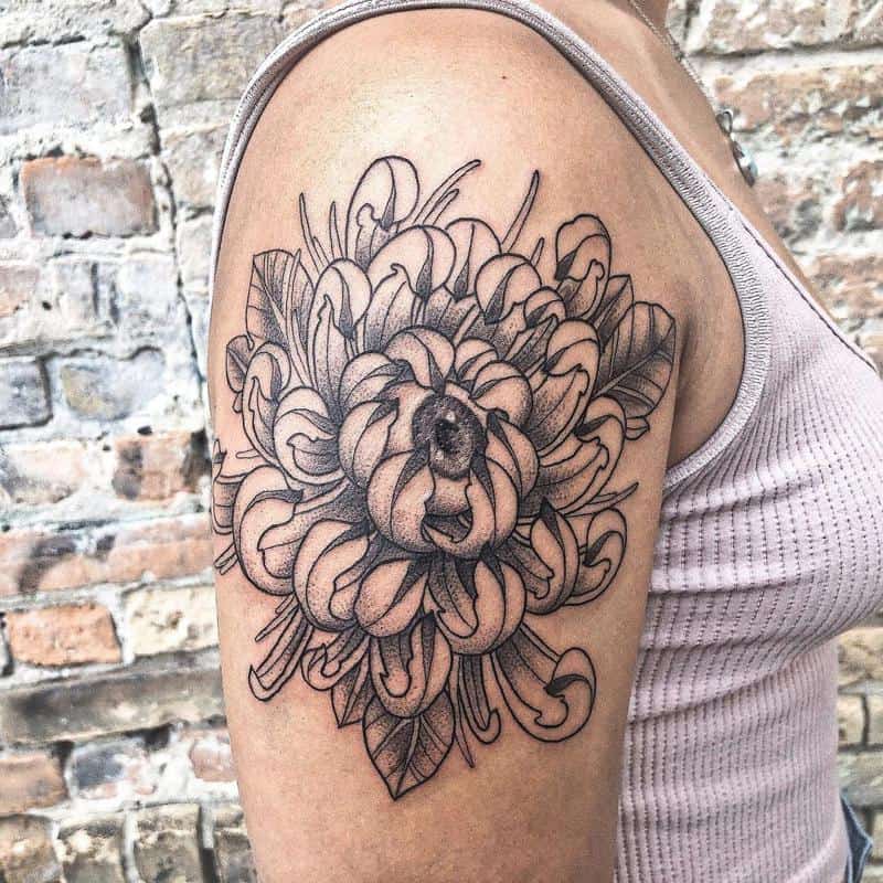 tatuajes de crisantemo 2
