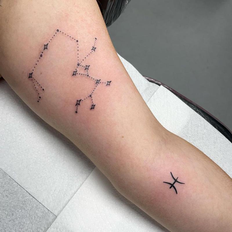Tatuaje de constelación 1