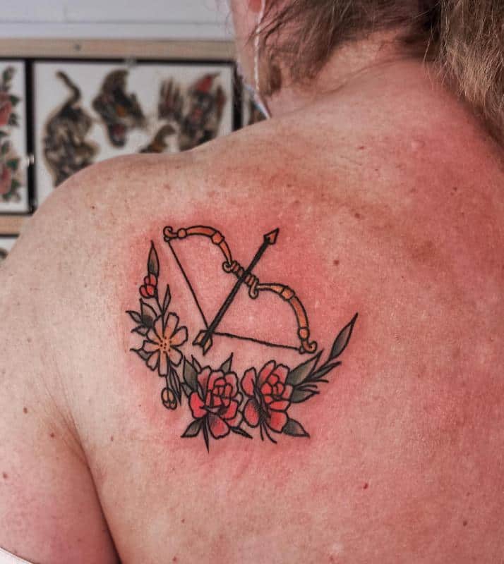 Tatuajes de flores de Sagitario 2