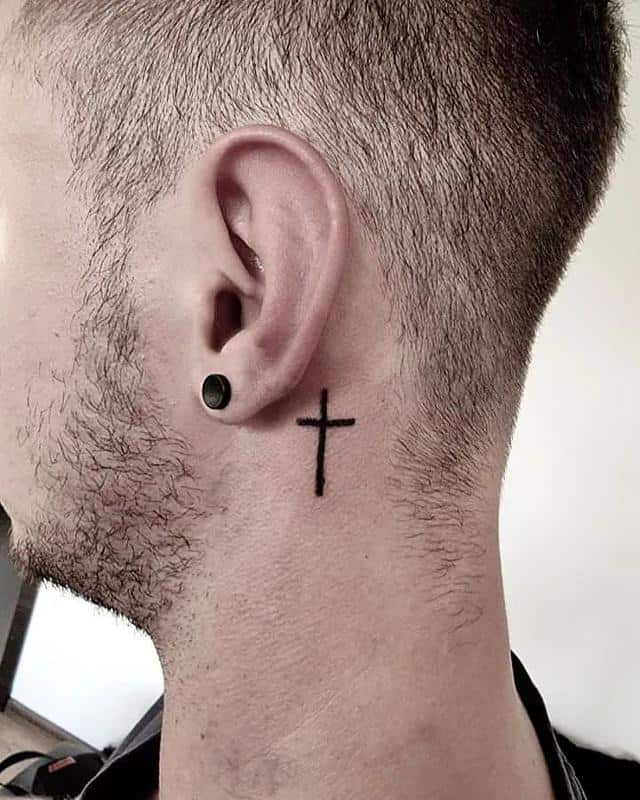 Diseño de tatuaje de cruz latina 3